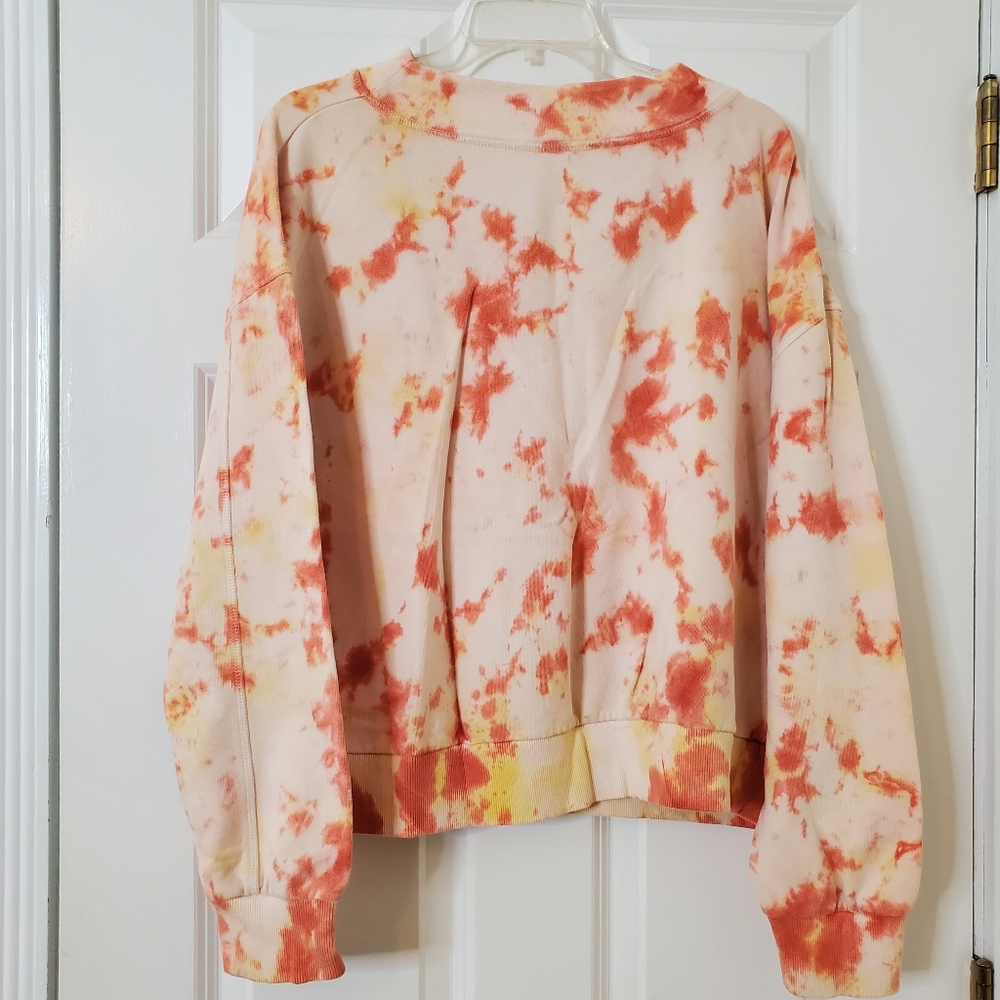 Pilcro and the Letterpress Tie Dye Sweatshirt Size XL
